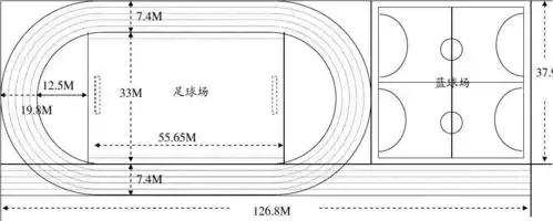 运动场平面图