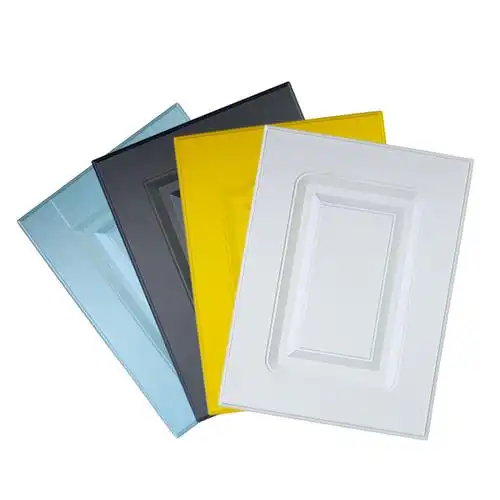 柜书房网格真假百叶 橱柜门定做衣柜门板定制pvc吸塑模压板酒柜鞋